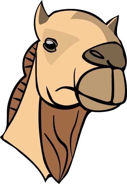 414x602 Free Vector Camel Head Clip Art Graphic Available For Free