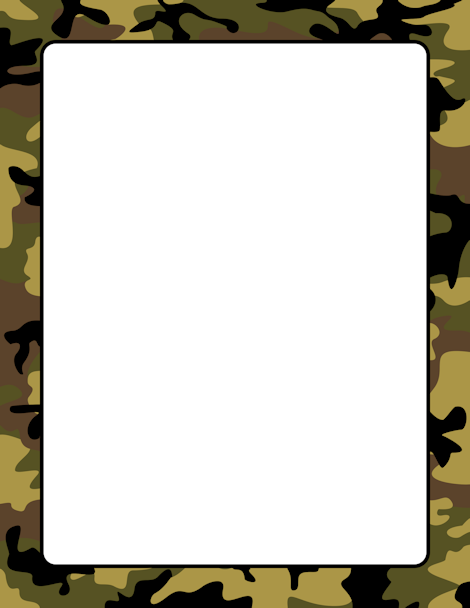 470x608 Camouflage Page Border. Free Downloads