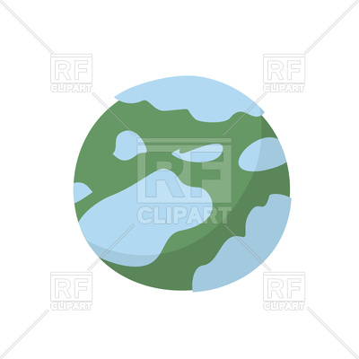 400x400 Planet Earth Royalty Free Vector Clip Art Image