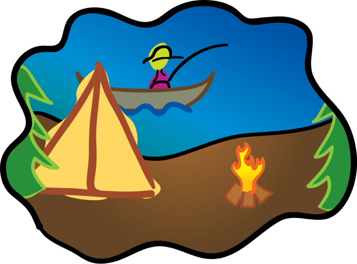700x518 Camping Clipart