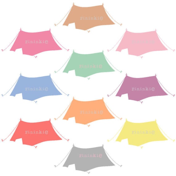 570x570 Camping Clip Art, Digital Clipart, Tent Clipart, Summer Clip Art