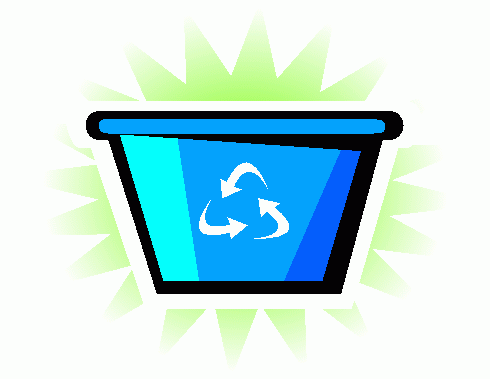 490x379 Recycle Can Clip Art