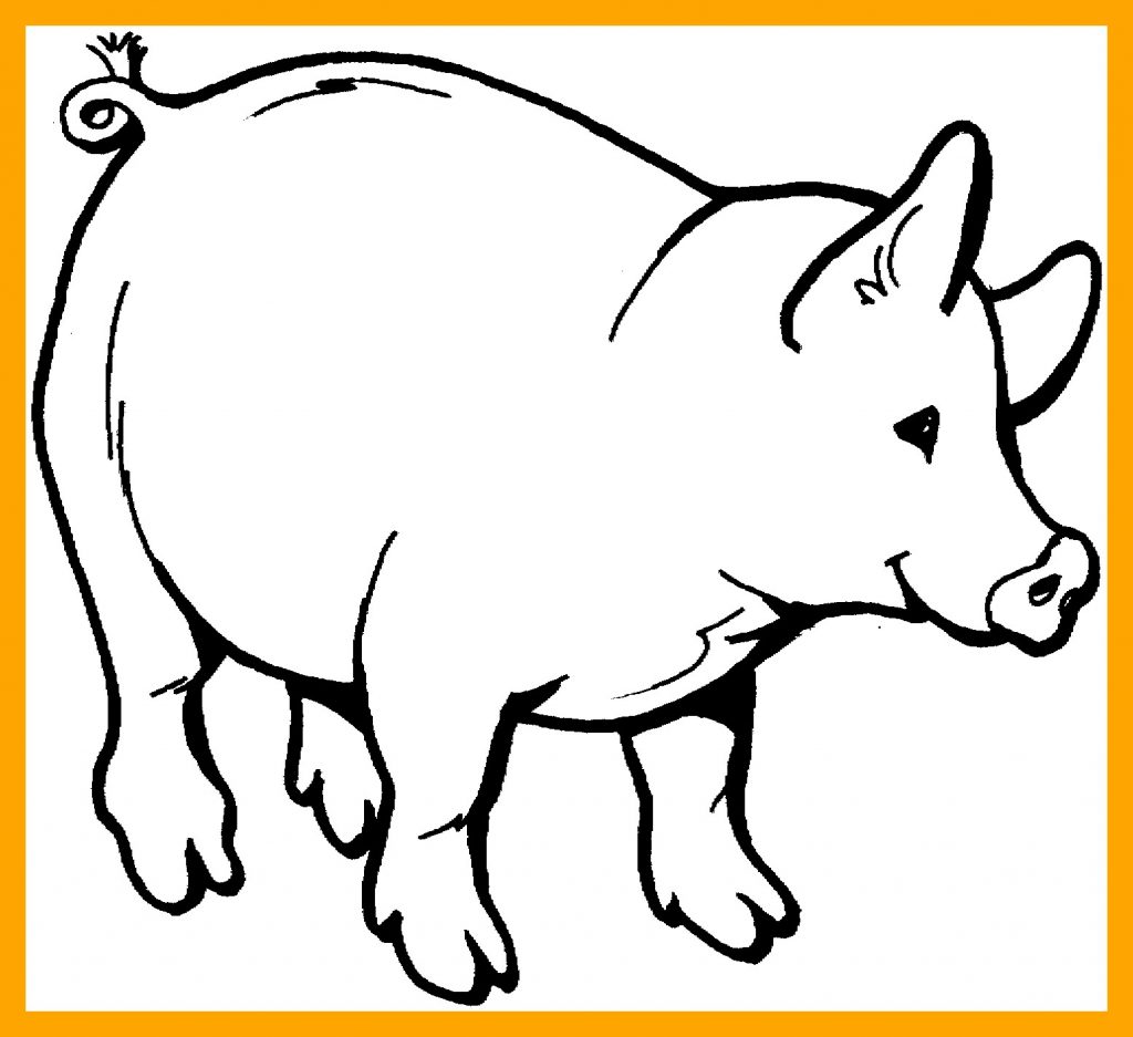 1024x937 Pig Coloring Book Valid New Cartoon Pig Coloring Pages Gallery