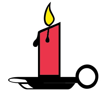 361x320 Candle Memorial Service Clipart