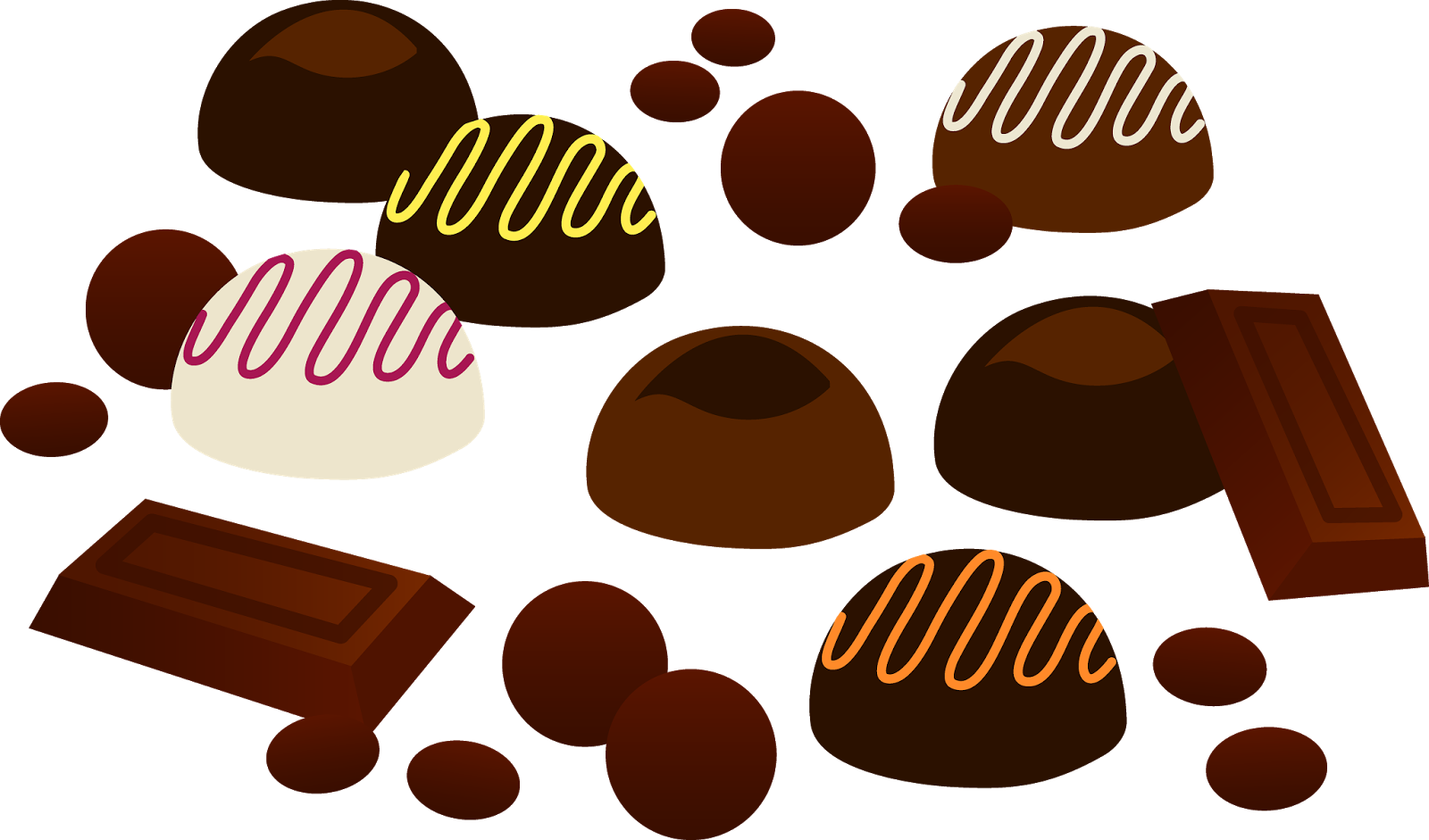 1600x941 Chocolate Clip Art Images Black And White