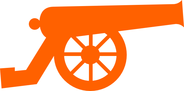600x299 Tangerine Cannon Clip Art