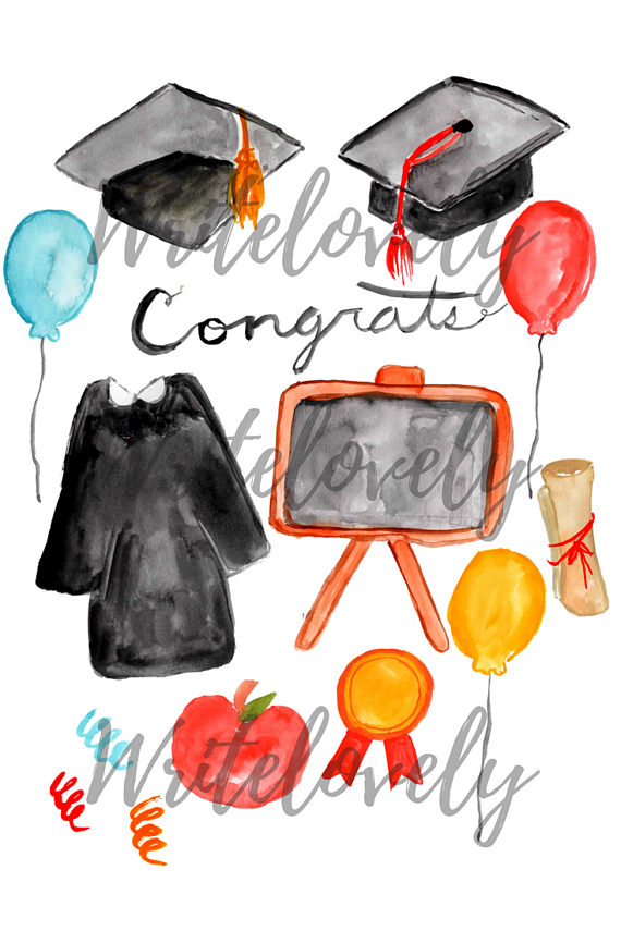 570x855 Graduation Clip Art