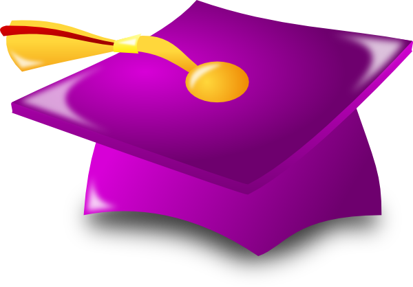 600x418 Graduation Cap Clip Art