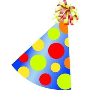 300x300 Birthday Cap Clip Art