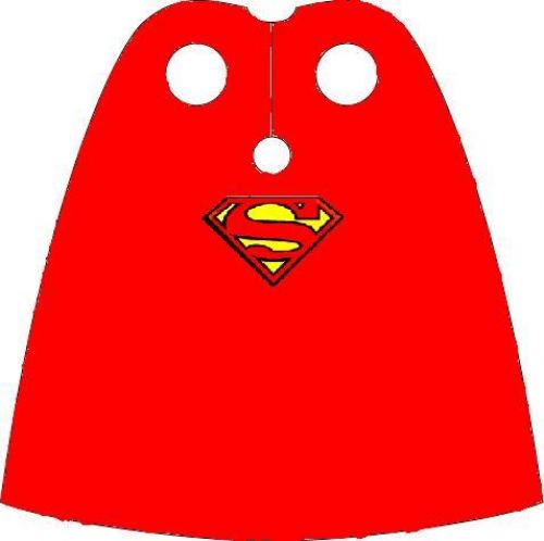 500x498 Superman Cape Clipart Super Man Cape A Lego Creation Darkheed