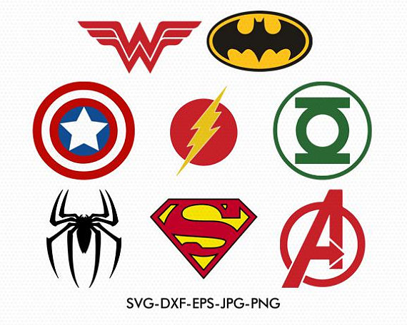 570x456 Super Heroes Logos Svg Captain America Svg Superman Svg
