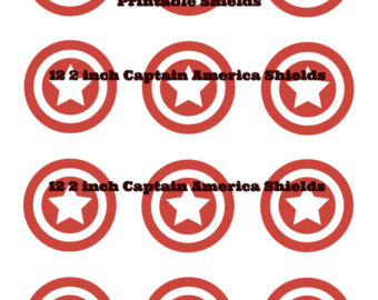 340x270 Captain America Logo Clip Art
