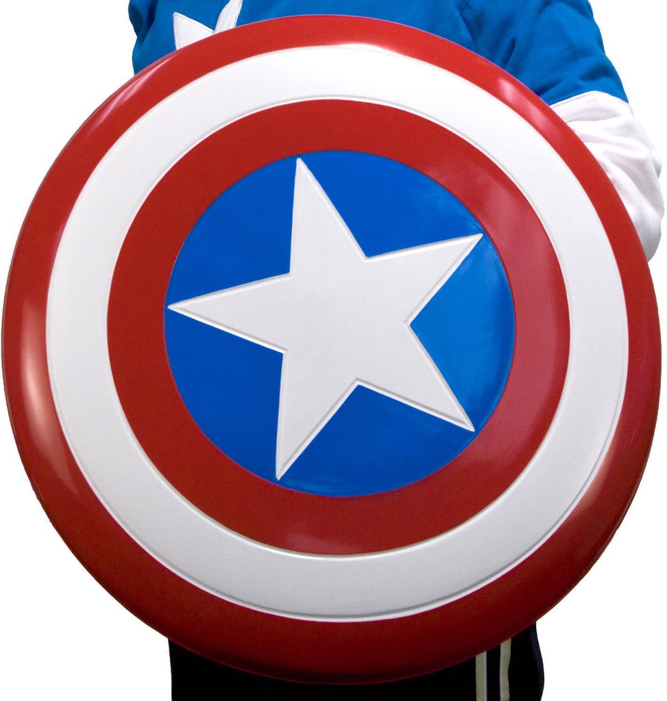 973x1023 24 Inch Plastic Captain America Shield Mountain Store
