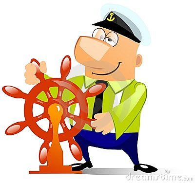 400x376 Boat Captain Clipart