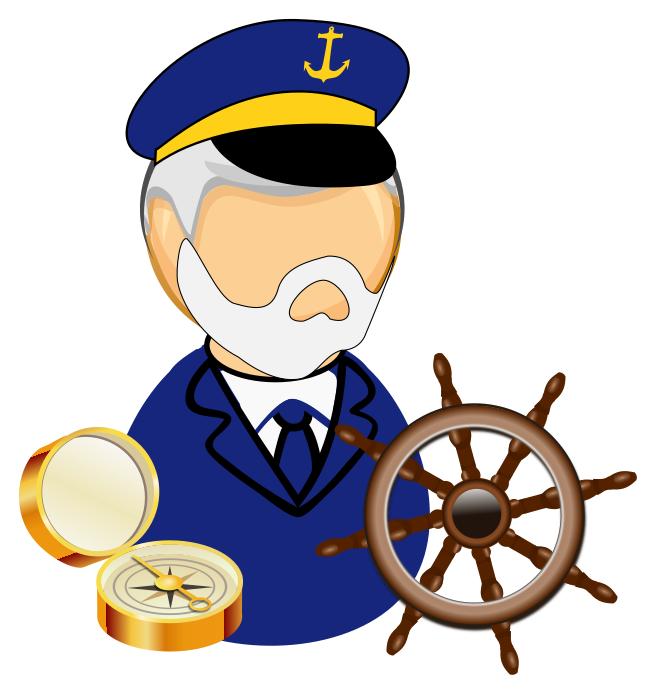 661x699 Sea Captain Clipart