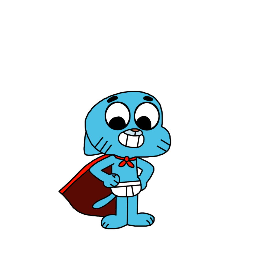 894x894 Gumball Watterson As Captain Underpants By Marcospower1996