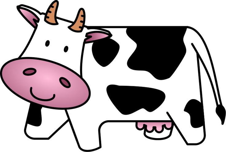736x494 Cow Clip Art Free Cartoon Clipart Panda