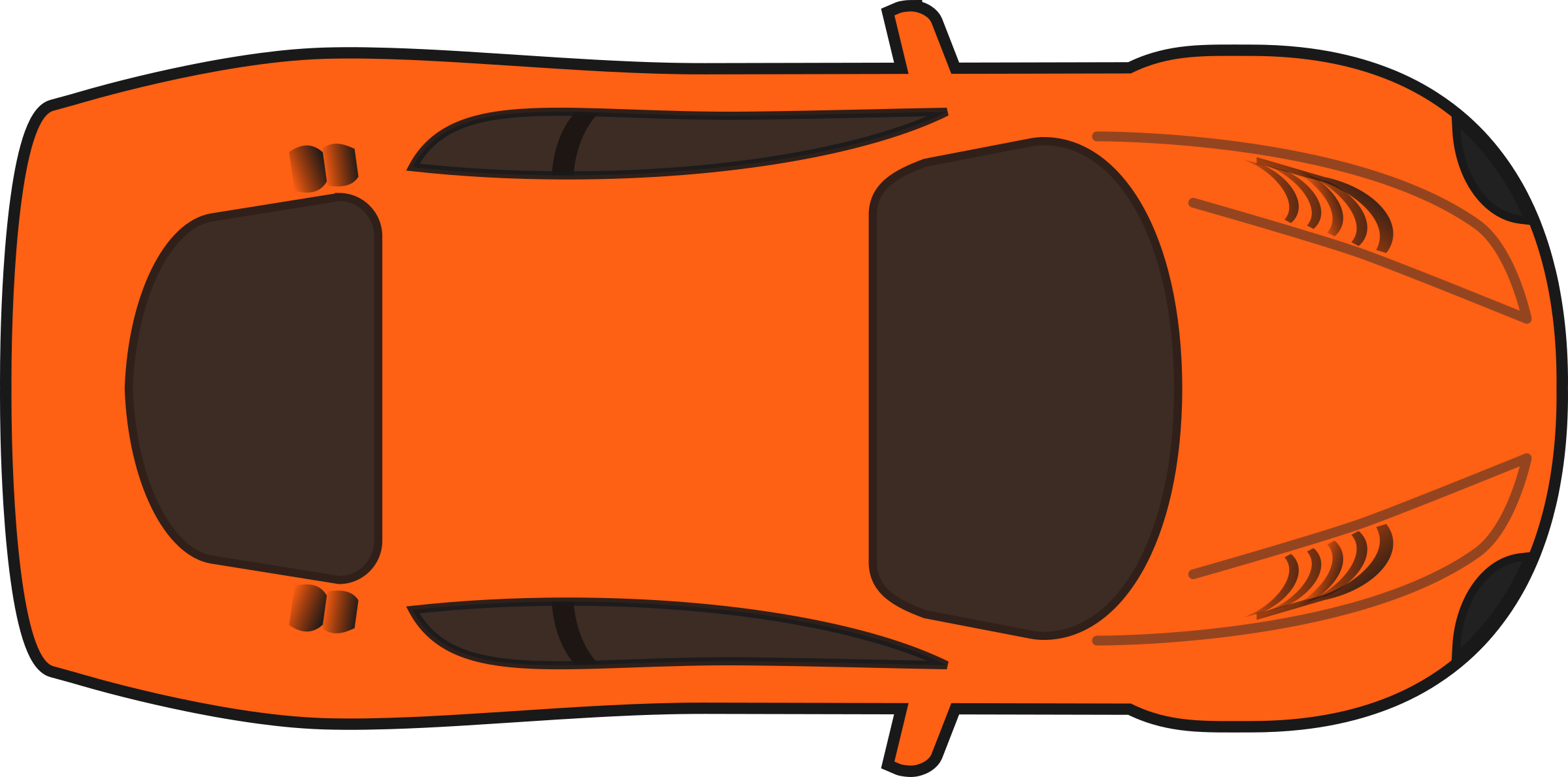 2400x1190 Car Clipart Top View Png 101 Clip Art