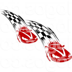 300x300 Car Racing Emblem Wheel In Fire Vector Clipart Geekchicpro