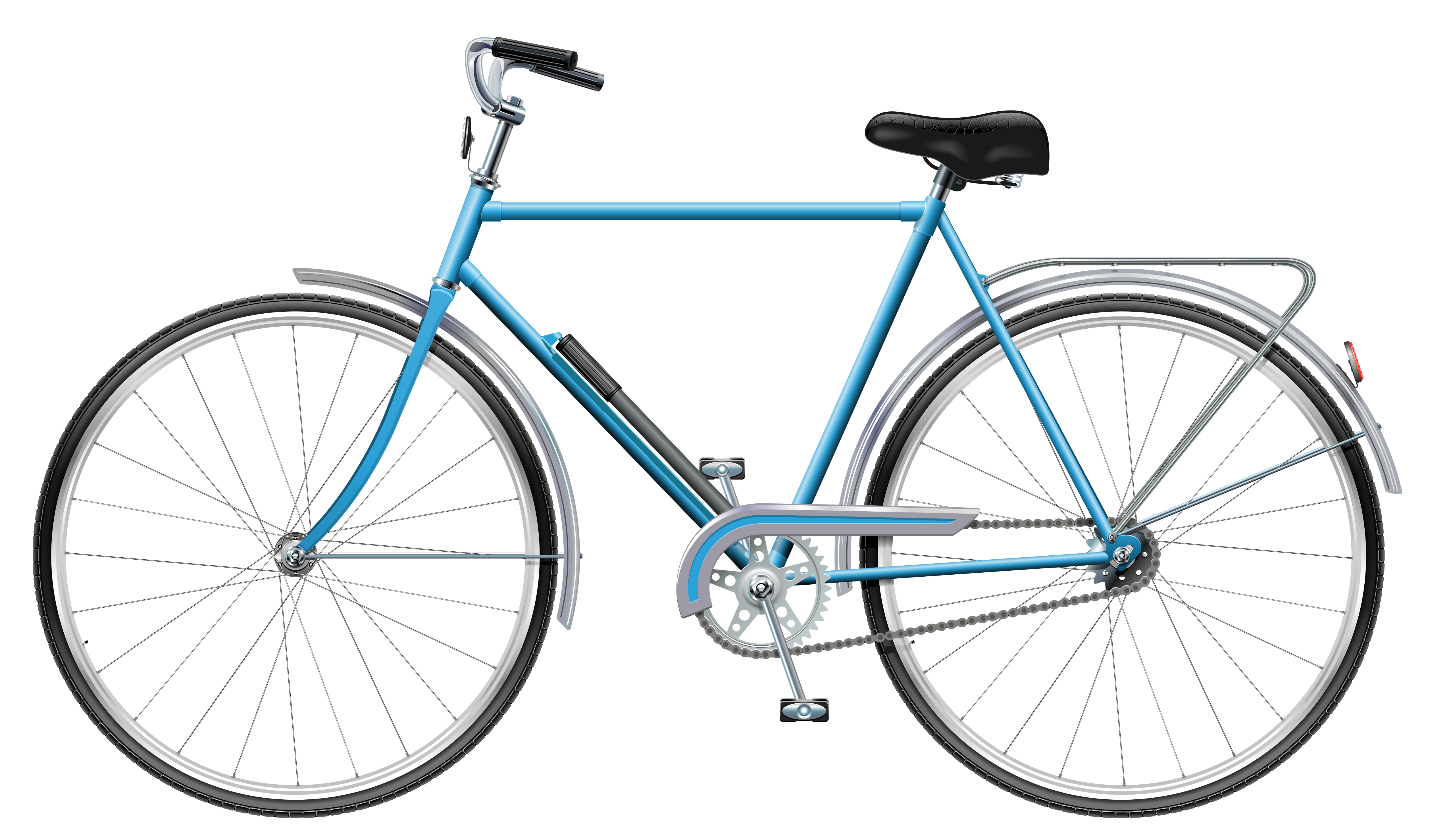 5114x2957 Blue Bicycle Png Clip Art