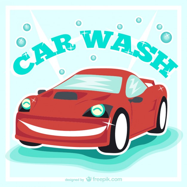 626x626 Car Wash Vintage Vector Vector Free Download