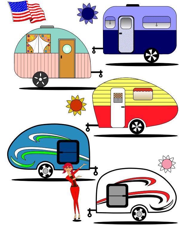600x755 Adult Coloring Page Teardrop Trailers By Colormypages On Etsy