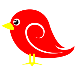 250x250 Red Bird Clip Art Clipartlook