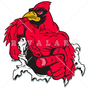 Cardinal Football Clipart