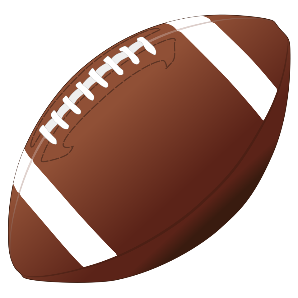 958x958 Public Domain Clip Art Image Illustration Of A Football Id