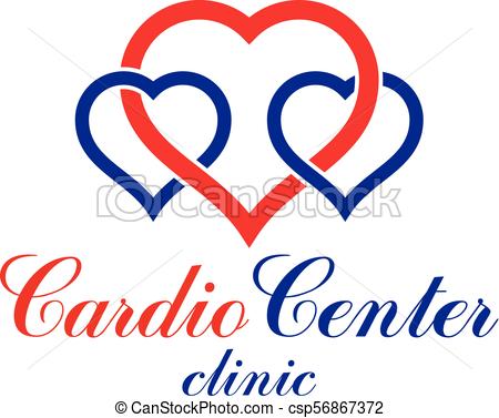 450x377 Vector Illustration Of Heart Shape. Cardiovascular System