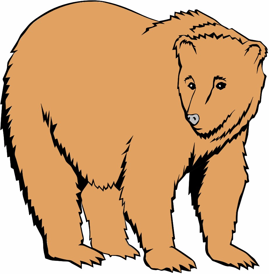923x939 Grizzly Clipart Oso