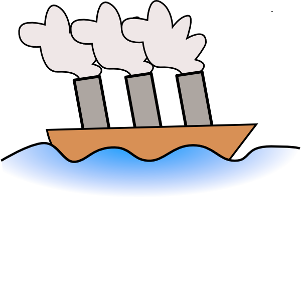 600x564 Steamer Boat Clip Art Free Vector 4vector