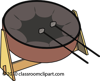 350x286 Caribbean Drum Clipart