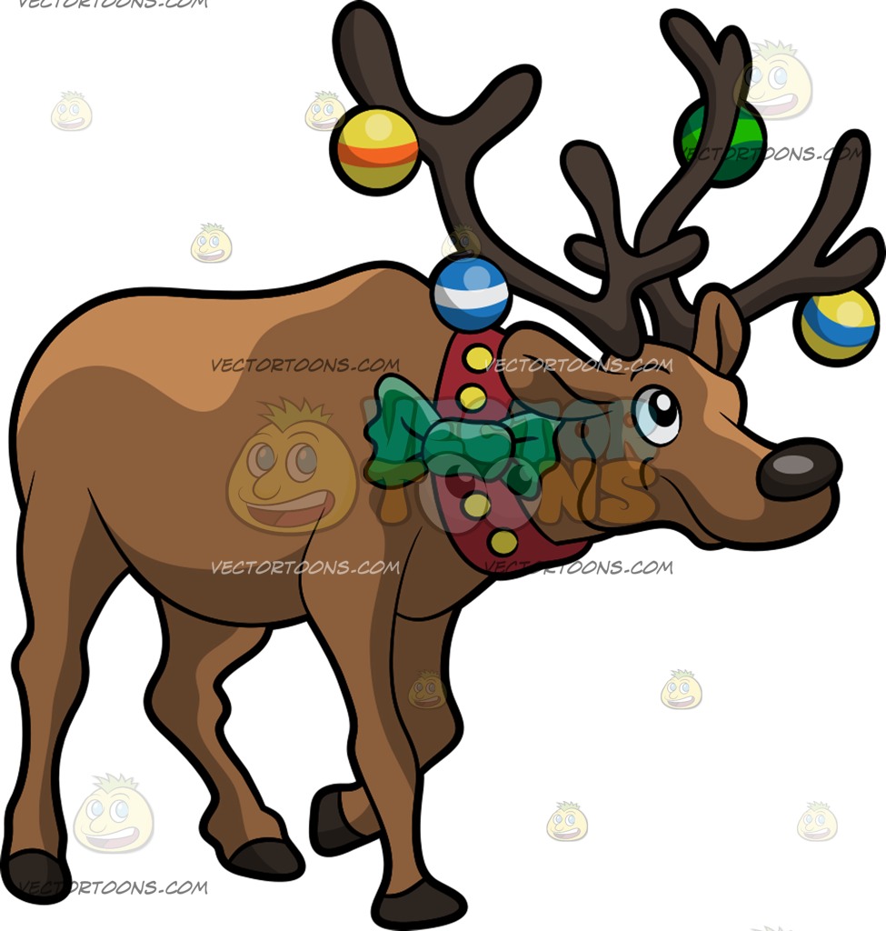 975x1024 Caribou Clipart Vector Toons