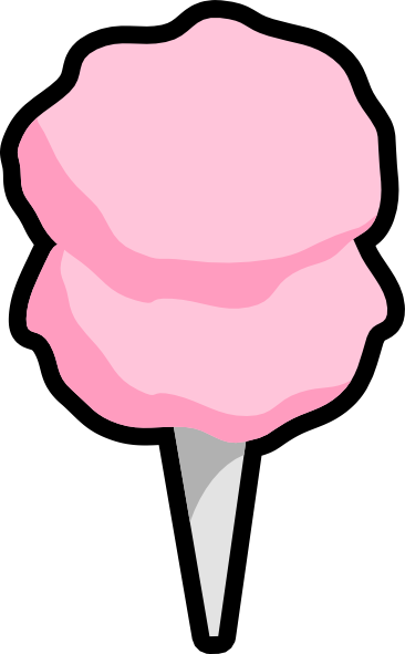 366x591 Cotton Candy Clip Art