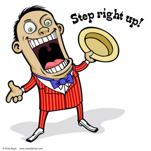 500x500 The Writer As Carnival Barker