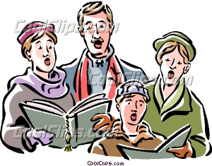 300x235 Christmas Carolers Clip Art