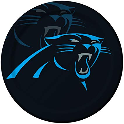 425x425 Creative Converting 8 Count Carolina Panthers Paper