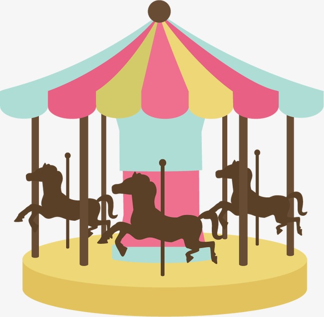650x636 Cartoon Carousel, Recreational Facilities, Childhood Dream