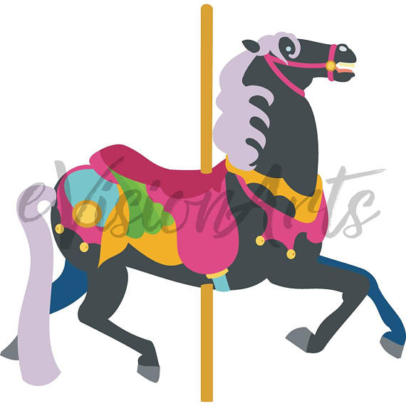 570x570 Carousel Animal Clipart Carousel Clip Art Animal Clipart