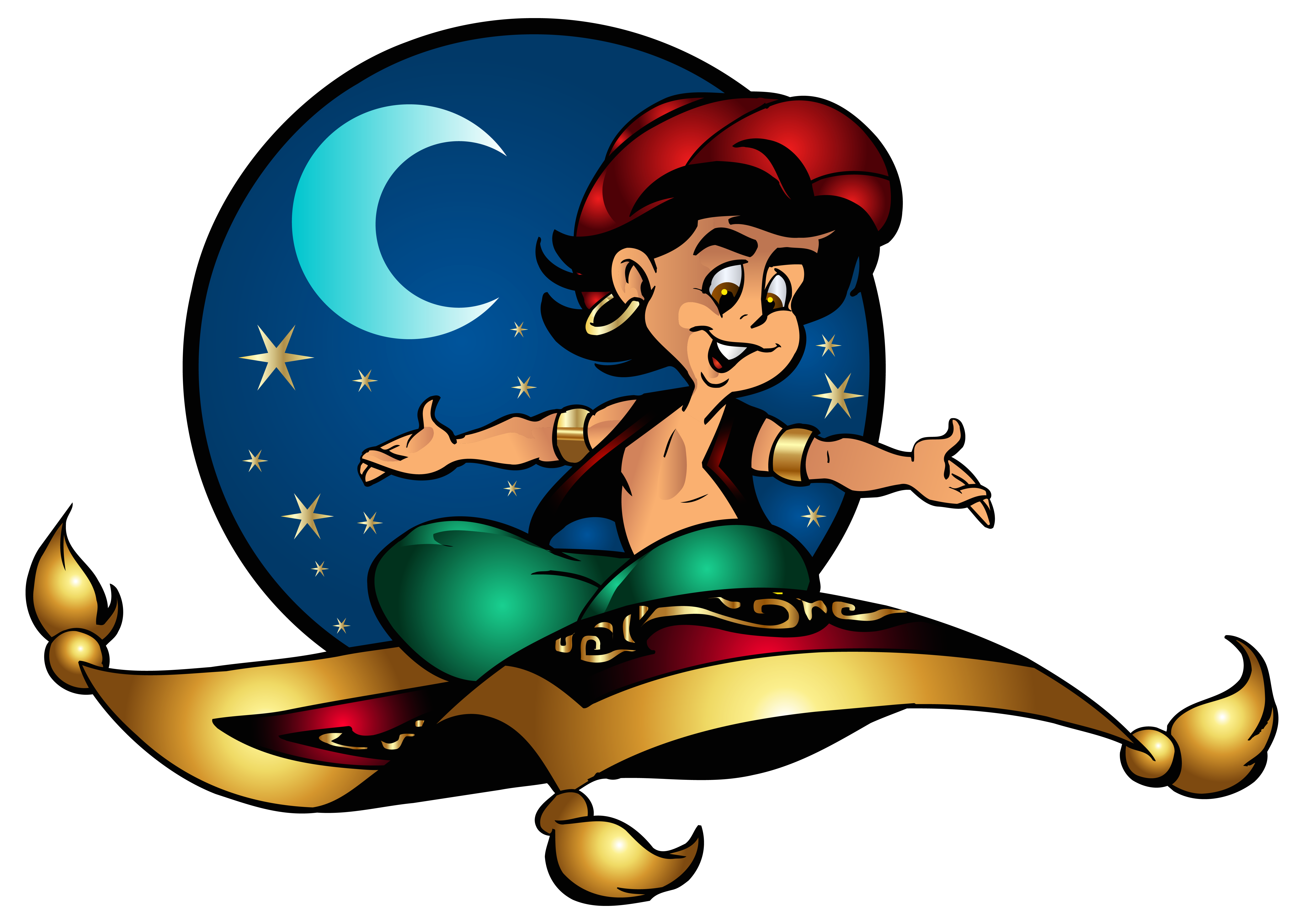 6275x4446 Aladdin And Flying Carpet Cartoon Png Clip Art Imageu200b Gallery