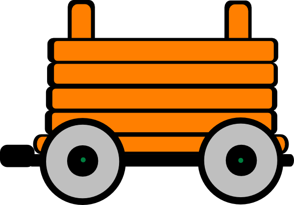 600x419 Loco Train Carriage Clip Art