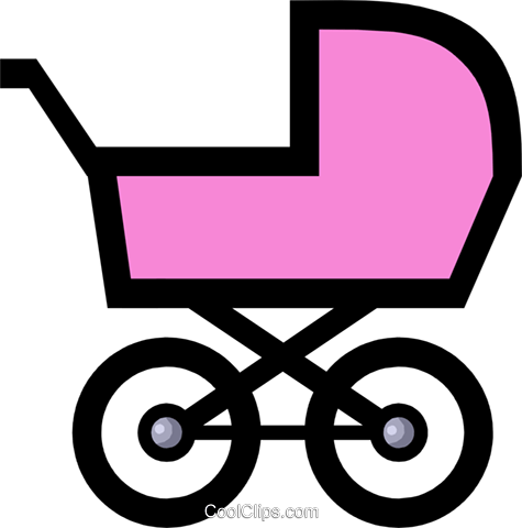 475x480 Symbol Of A Baby Carriage Royalty Free Vector Clip Art