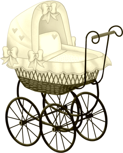400x499 Yellow Baby Carriage Clip Art Dla Dzieci (Obrazy)