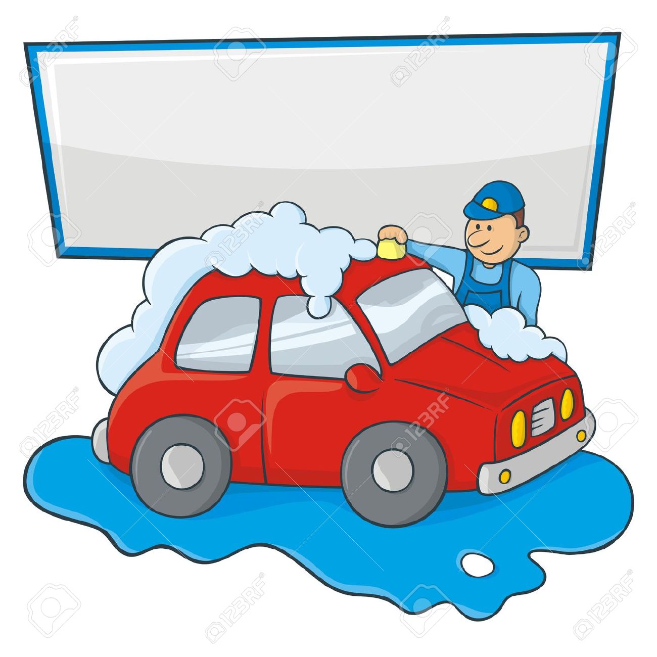 1300x1300 Clipart Person Washing Car