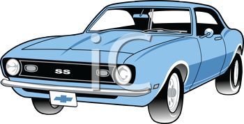 350x178 American Car Clipart