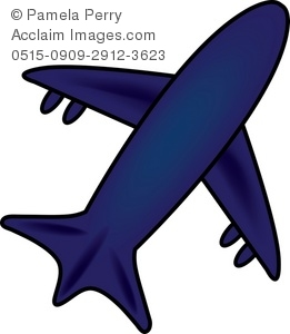 261x300 Cartoon Airplane Travel Icon Royalty Free Clip Art Picture