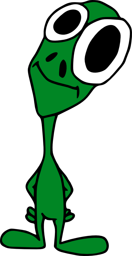 512x996 Cartoon Alien Clipart