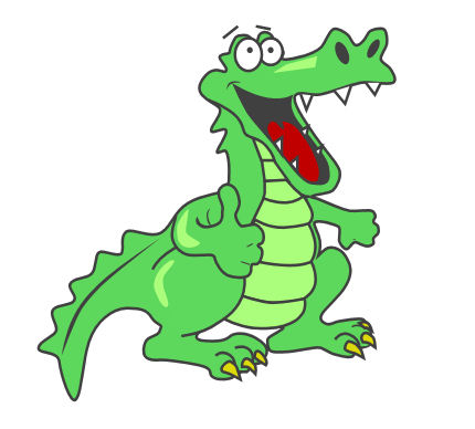 430x388 Free Alligator Clipart