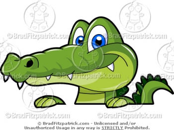 350x263 Alligator Clip Art